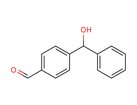 Molecular Structure of 52010-95-4 (Benzaldehyde, 4-(hydroxyphenylmethyl)-)