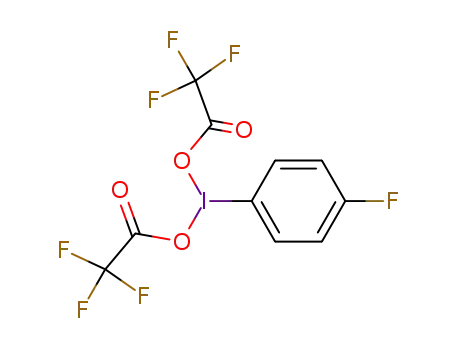 4-<di(trifluoroacetoxy)iodo>fluorobenzene