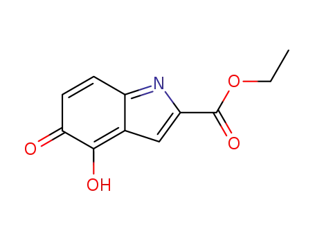 Molecular Structure of 98126-24-0 (4-Hydroxy-5-oxo-5H-indole-2-carboxylic acid ethyl ester)