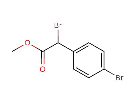 Molecular Structure of 60079-77-8 (methyl 2-bromo-2-(4-bromophenyl)acetate)
