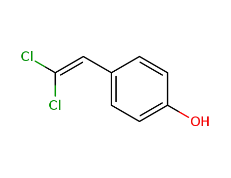Molecular Structure of 83671-20-9 (4-(2,2-Dichlorovinyl)phenol)
