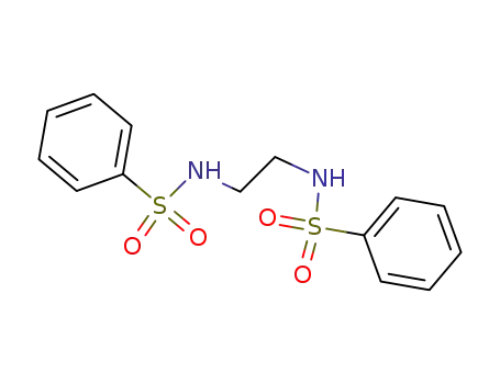 Molecular Structure of 4392-52-3 (N,N'-Ethylenebisbenzenesulfonamide)