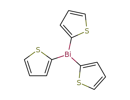 Molecular Structure of 124066-73-5 (tris(thiophenyl-2-yl)bismuth)