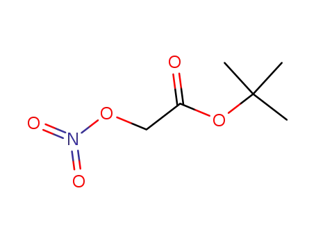 Molecular Structure of 13994-41-7 (Acetic acid, (nitrooxy)-, 1,1-dimethylethyl ester)