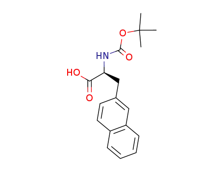 Molecular Structure of 58438-04-3 (Boc-3-(2-Naphthyl)-L-alanine)