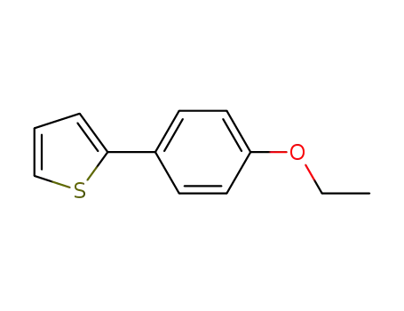 Molecular Structure of 209592-52-9 (Thiophene, 2-(4-ethoxyphenyl)- (9CI))
