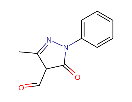 2-Pyrazolin-5-one, 4-formyl-3-methyl-1-phenyl-