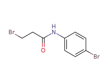 3-bromo-N-(4-bromophenyl)propanamide cas  7661-10-1