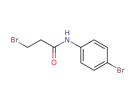 Molecular Structure of 7661-10-1 (3-bromo-N-(4-bromophenyl)propanamide)