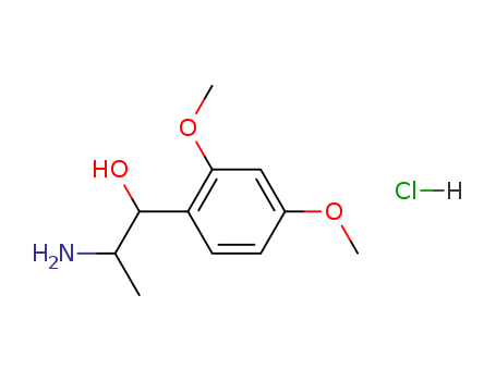 1-(2,4-dimethoxyphenyl)-1-hydroxypropan-2-aminium chloride