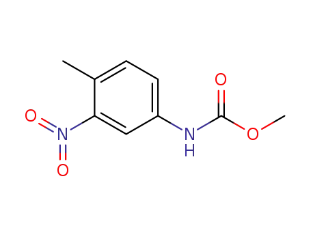 Molecular Structure of 63379-18-0 (Carbamic acid, (4-methyl-3-nitrophenyl)-, methyl ester)