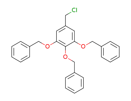 Molecular Structure of 96277-83-7 (Benzene, 1-(chloromethyl)-3,4,5-tris(phenylmethoxy)-)