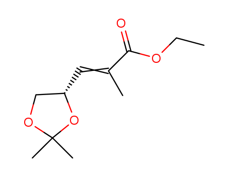 (S,E)-ethyl 3-(2,2-dimethyl-1,3-dioxolan-4-yl)-2-methylacrylate