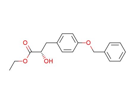 3-(4-benzyloxyphenyl)-2-hydroxypropionic acid ethyl ester
