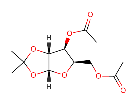 Molecular Structure of 42927-45-7 (3,5,6-tri-O-acetyl-1,2-O-isopropylidene-α-D-xylofuranose)