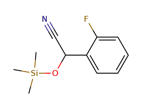 Benzeneacetonitrile, 2-fluoro-a-[(trimethylsilyl)oxy]-