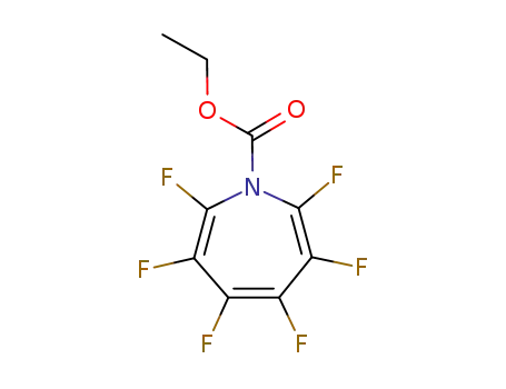 Molecular Structure of 83925-91-1 (1H-Azepine-1-carboxylic acid, 2,3,4,5,6,7-hexafluoro-, ethyl ester)