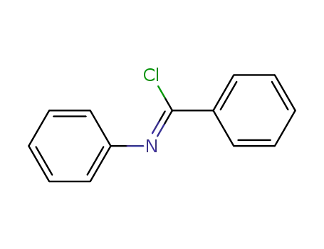Molecular Structure of 38430-03-4 (N-phenylbenzimidoyl chloride)