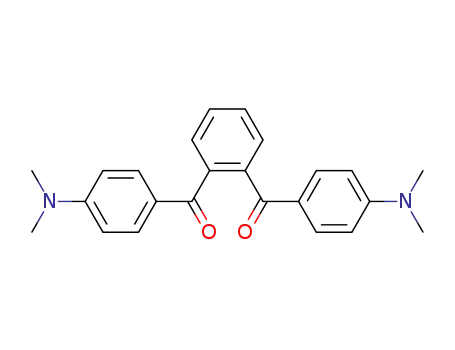 Molecular Structure of 50774-57-7 (4,4'-(1,2-Phenylenedicarbonyl)bis(N,N-dimethylaniline))