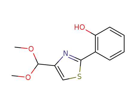 4-Dimethoxymethyl-2-(o-hydroxyphenyl)-thiazol
