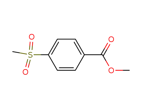 Molecular Structure of 22821-70-1 (4-METHANESULFONYL-BENZOIC ACID METHYL ESTER)