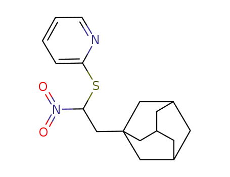 Molecular Structure of 104543-11-5 (2-(1-adamantyl)-1-nitro-1-(pyridine-thiyl)ethane)