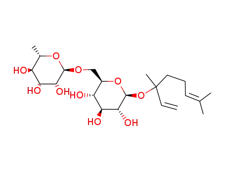 (R,S)-linalyl 6-O-α-L-rhamnopyranosyl-β-D-glucopyranoside
