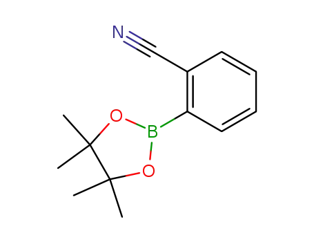 Molecular Structure of 214360-48-2 (2-CYANOPHENYLBORONIC ACID, PINACOL ESTER)