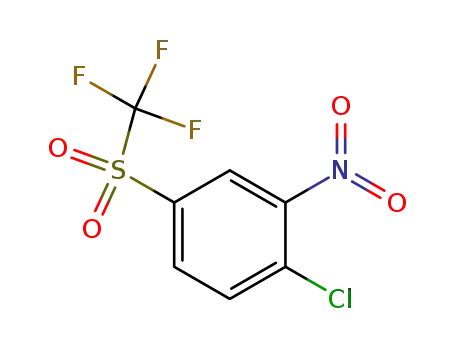 2-Nitro-4-(trifluoromethylsulfonyl)chlorobenzene