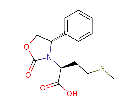 (2S,4'S)-4-methylthio-2-(2'-oxo-4'-phenyloxazolidin-3'-yl)butanoic acid
