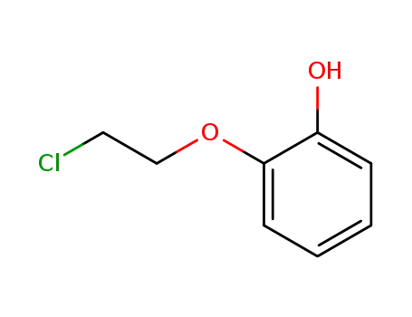 Molecular Structure of 4792-79-4 (2-hydroxyphenyl 2-chloroethyl ether)