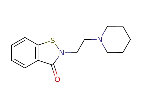 Molecular Structure of 69577-09-9 (2-[2-(1-piperidinyl)ethyl]-1,2-benzisothiazol-3(2H)-one)