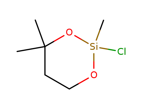 Molecular Structure of 121044-12-0 (1,3-Dioxa-2-silacyclohexane, 2-chloro-2,4,4-trimethyl-)