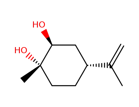 Molecular Structure of 1946-00-5 (1-methyl-4-(1-methylvinyl)cyclohexane-1,2-diol)