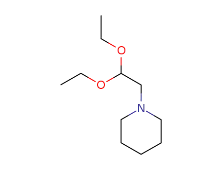 Molecular Structure of 3616-58-8 (N-(2,2-DIETHOXYETHYL)PIPERIDINE)