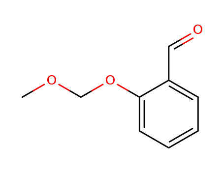 Molecular Structure of 5533-04-0 (Benzaldehyde, 2-(methoxymethoxy)-)