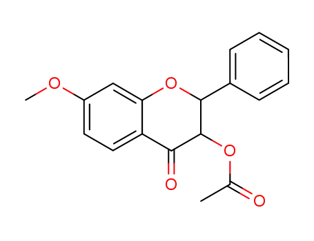 3-acetoxy-7-methoxy-2-phenyl-chroman-4-one