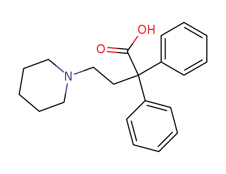 2,2-diphenyl-4-piperidino-butyric acid
