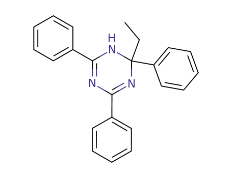 Molecular Structure of 71722-03-7 (1,3,5-Triazine, 2-ethyl-1,2-dihydro-2,4,6-triphenyl-)