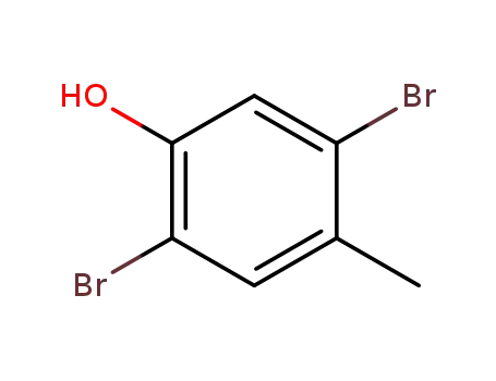 Molecular Structure of 344249-21-4 (2,5-dibromo-p-cresol)