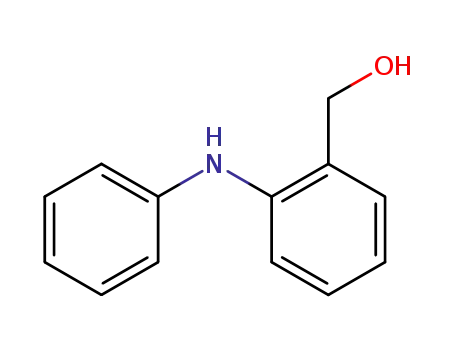 Molecular Structure of 53044-24-9 (2-(Phenylamino)benzenemethanol)