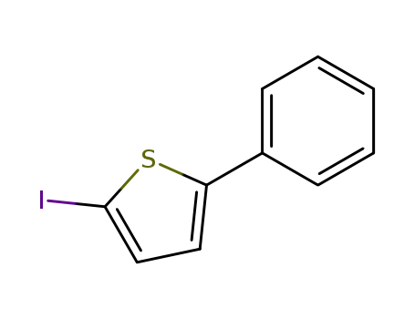 Molecular Structure of 13781-37-8 (2-iodo-5-phenylthiophene)
