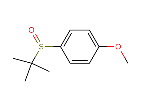1-methoxy-4-(2-methyl-propane-2-sulfinyl)-benzene