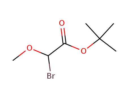 Molecular Structure of 90321-91-8 (1-bromo-1-methoxyacetate de tertiobutyle)