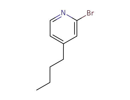 Molecular Structure of 100933-54-8 (bromo-2 butyl-4 pyridine)