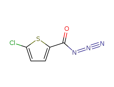 2-Thiophenecarbonyl azide, 5-chloro-