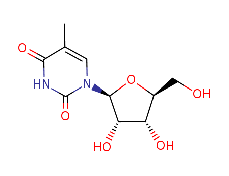 2,4(1H,3H)-Pyrimidinedione, 5-methyl-1-b-L-ribofuranosyl-