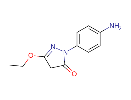 1-(p-Aminophenyl)-3-ethoxy-2-pyrazolin-5-one