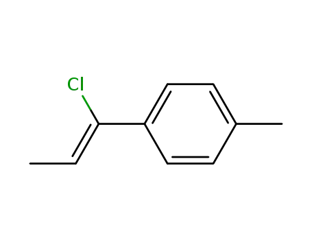 Molecular Structure of 73496-70-5 ((Z)-1-Chlor-1-(4-methylphenyl)-1-propen)