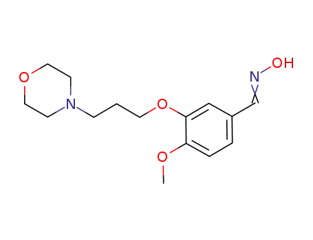 Molecular Structure of 934191-95-4 (4-methoxy-3-[3-(4-morpholinyl)propoxy]benzaldoxime)